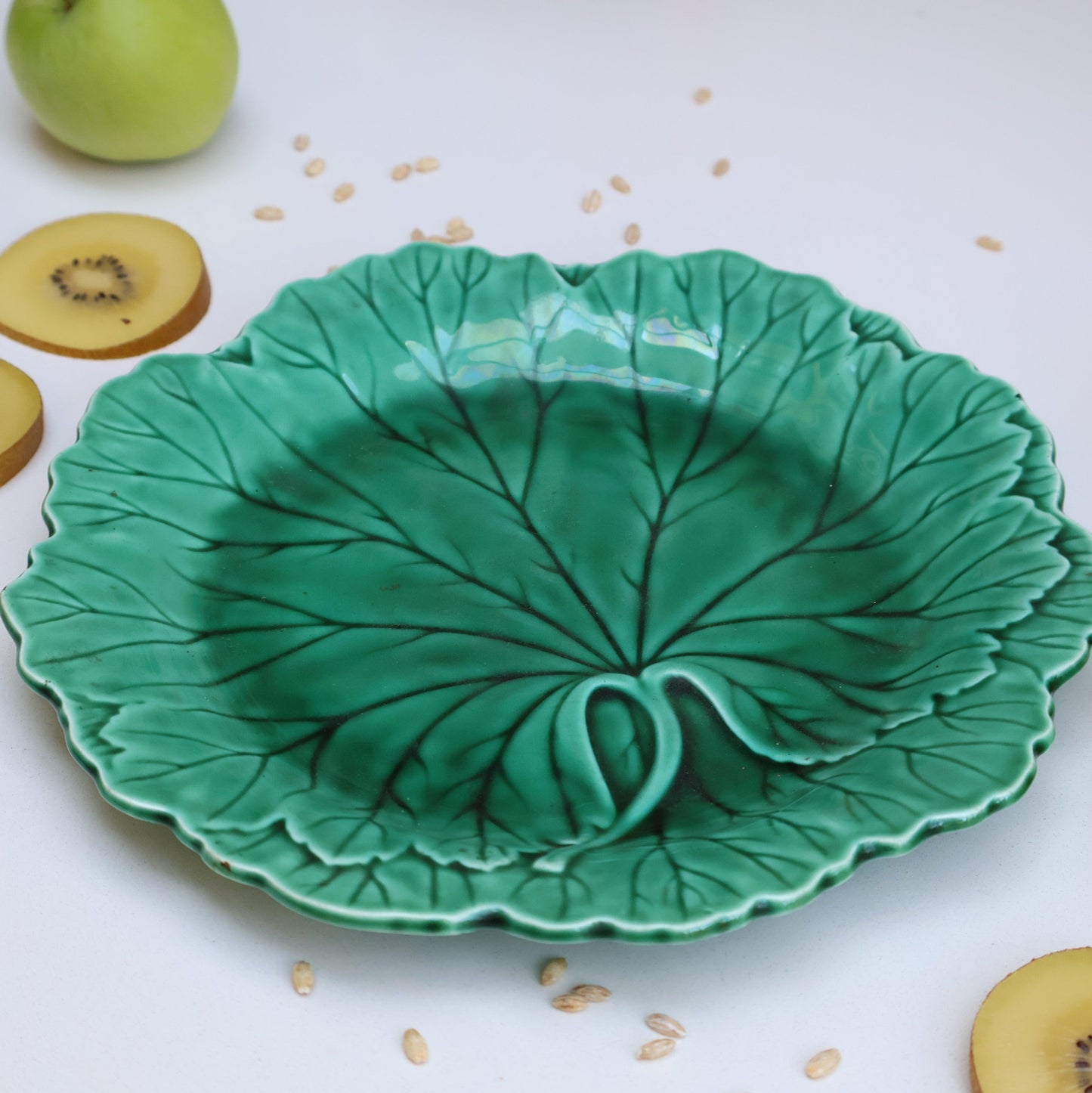 Wedgwood Majolica Leaf Plate