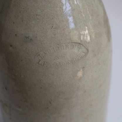 French Stoneware Cider Bottle