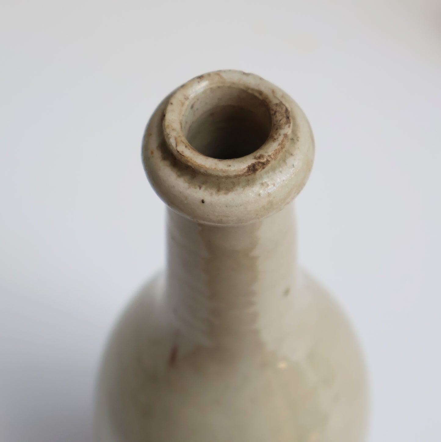 French Stoneware Cider Bottle