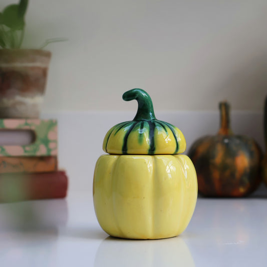 Yellow Pumpkin Pot