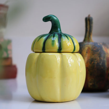 Yellow Pumpkin Pot