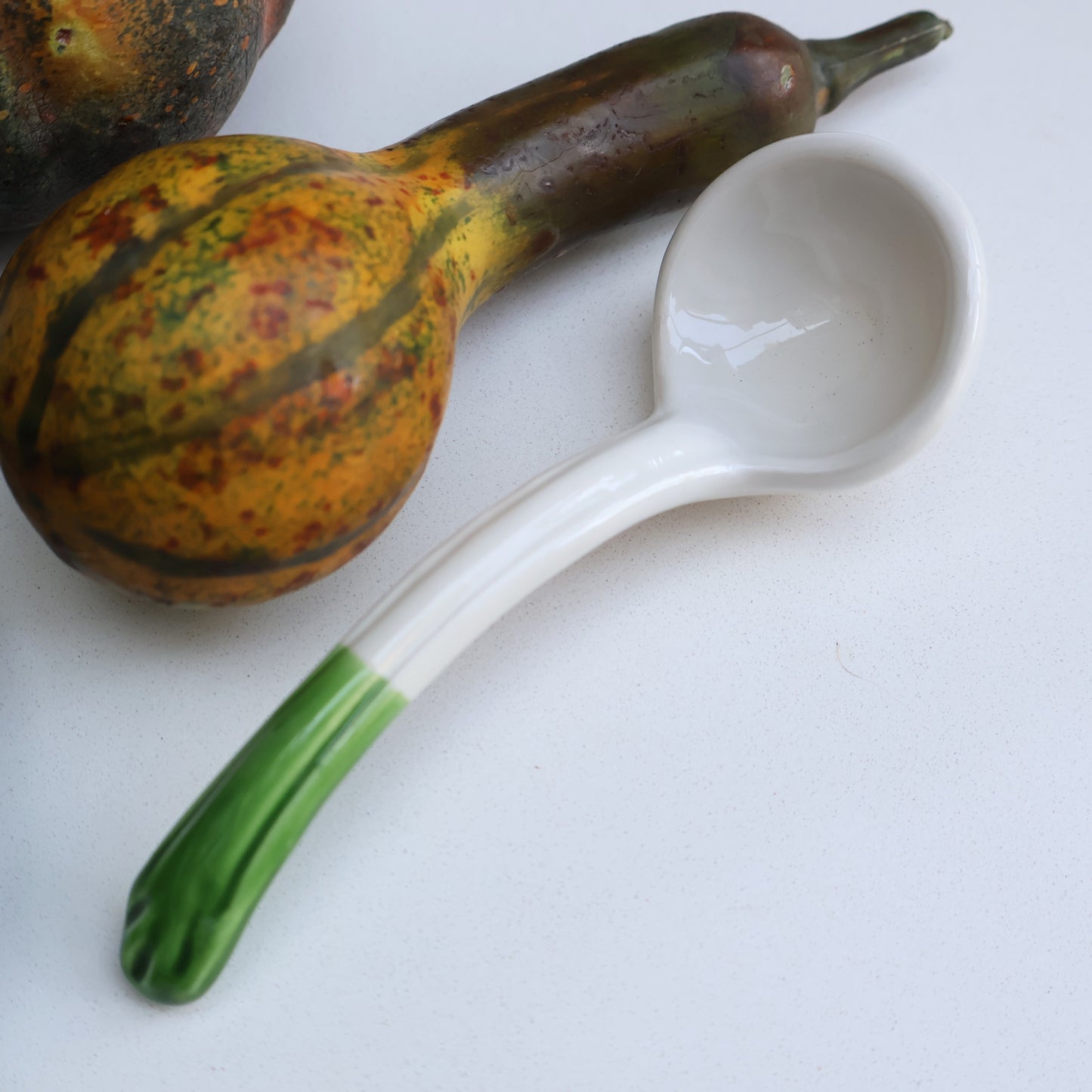 Aubergine Pot with Ladle