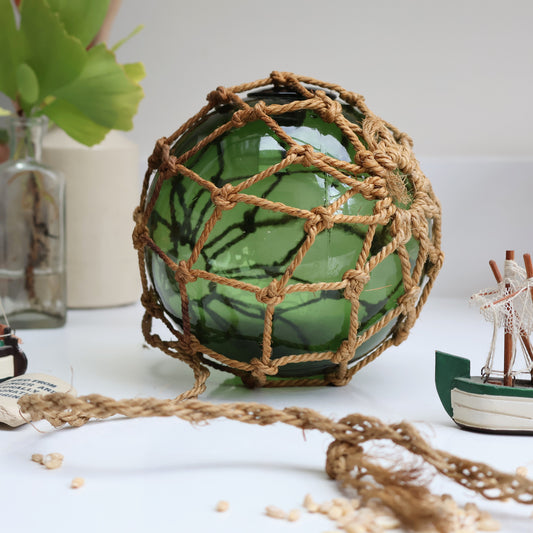 Vintage Green Glass Buoy