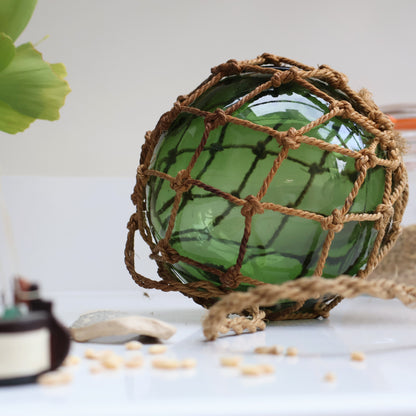 Vintage Green Glass Buoy