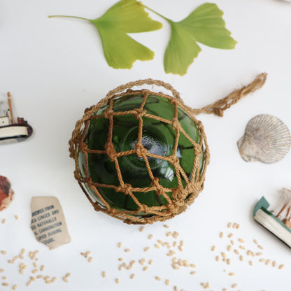 Vintage Green Glass Buoy