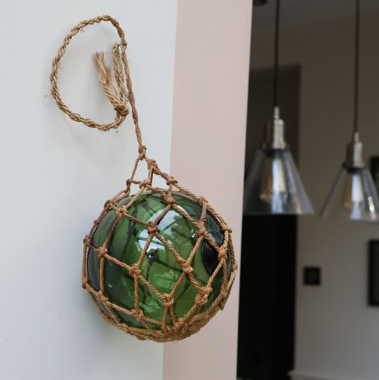 Vintage Green Glass Buoy