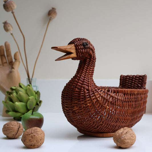 Wicker Duck Basket