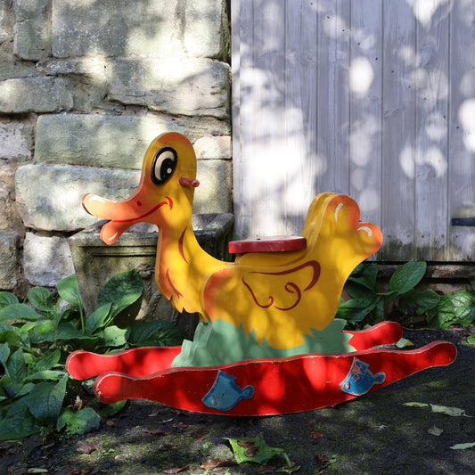 Colourful Vintage Duck Rocker