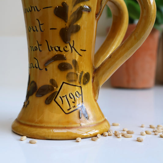 Exeter Art Motto Tankard with Twin Handles