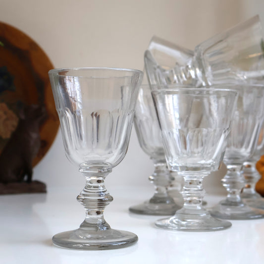 Set of 8 French Wine/Port Wine Glasses