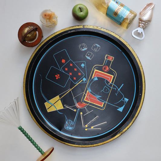 RARE Mid-century Cocktail Bar Tray