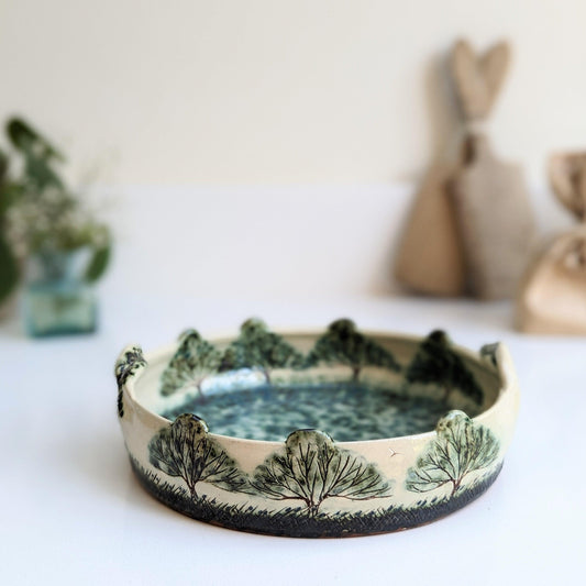 RESERVED Peter Bolton 'Sweet Green Earth' Dish