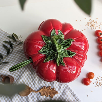 Tomato Tureen and Ladle