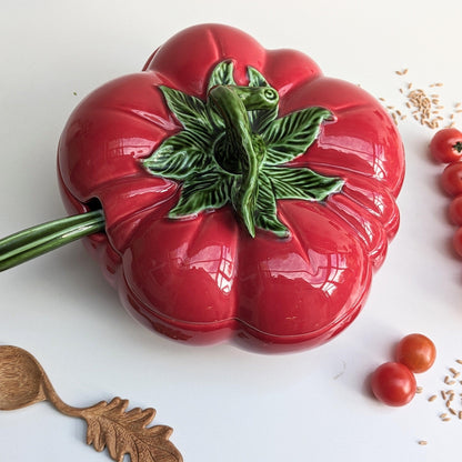 Tomato Tureen and Ladle