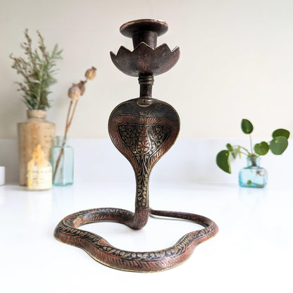 Cobra Candleholder