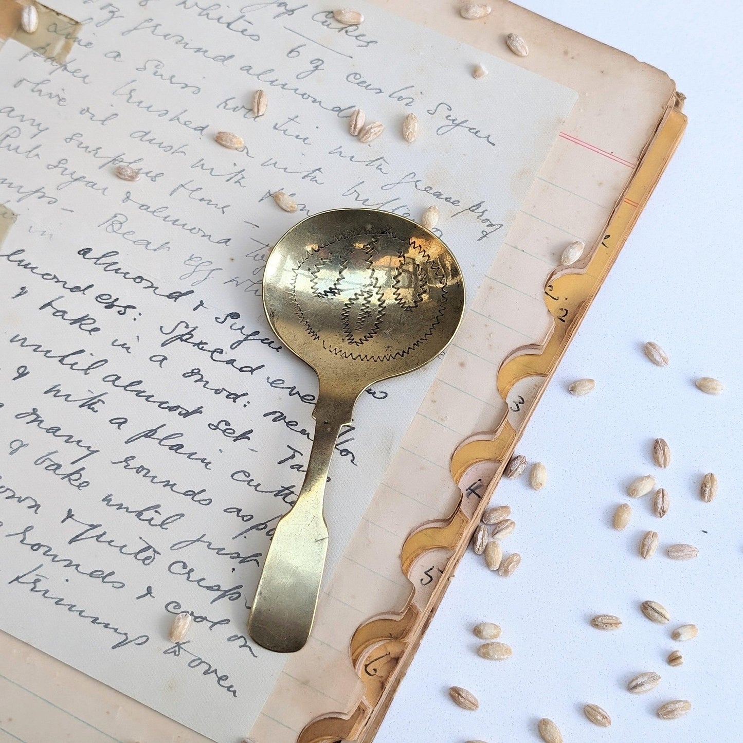 Etched Brass Spoon