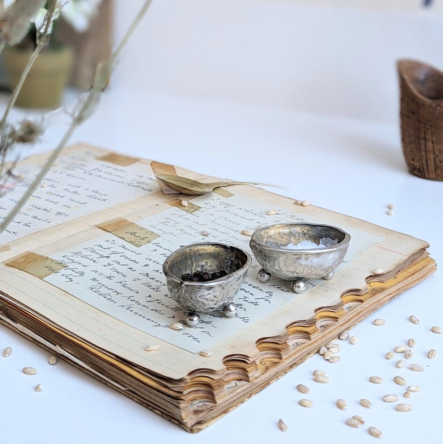 Walnut Pinch Pots