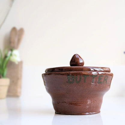 Handmade 1960s Butter Dish