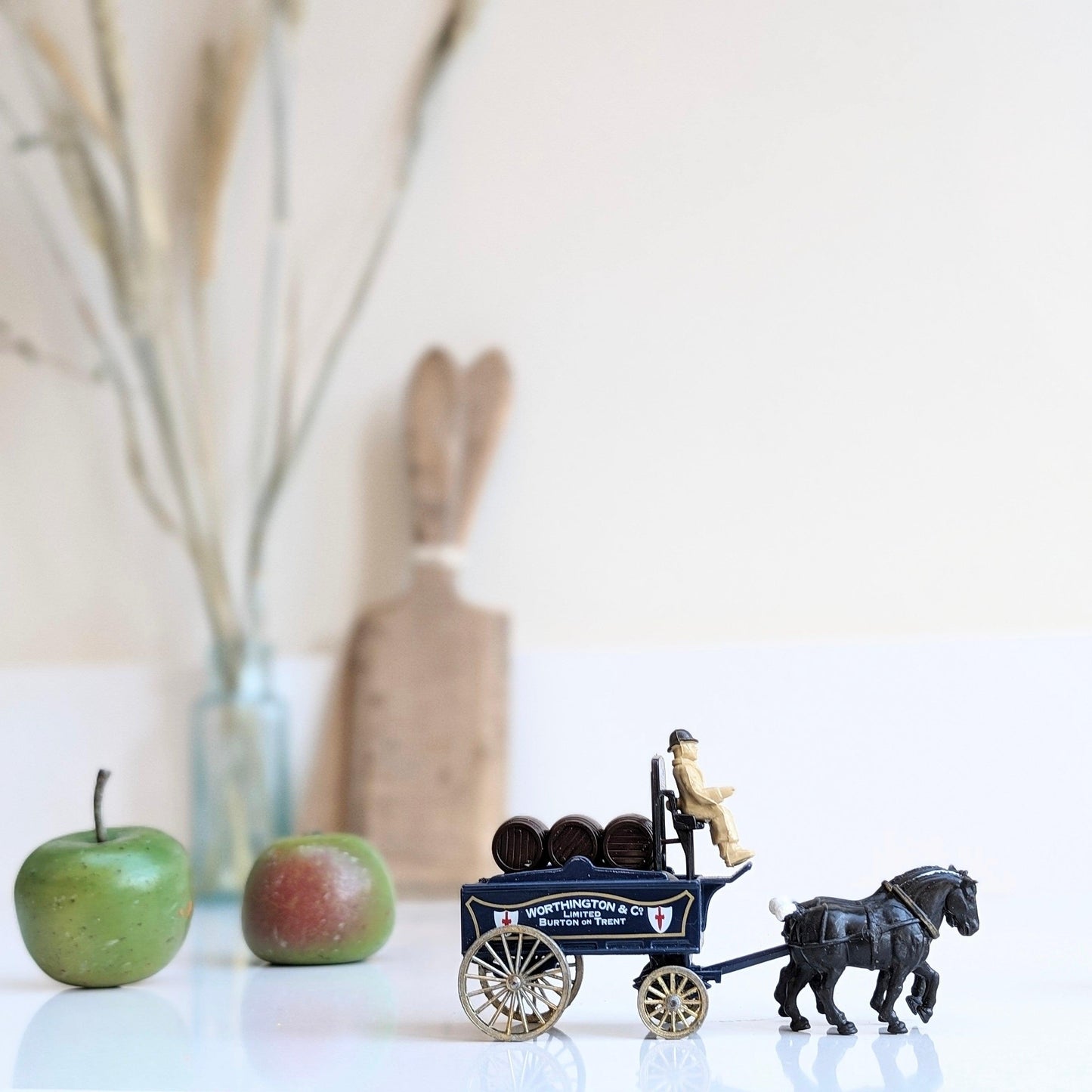 Model Wagon and Horse