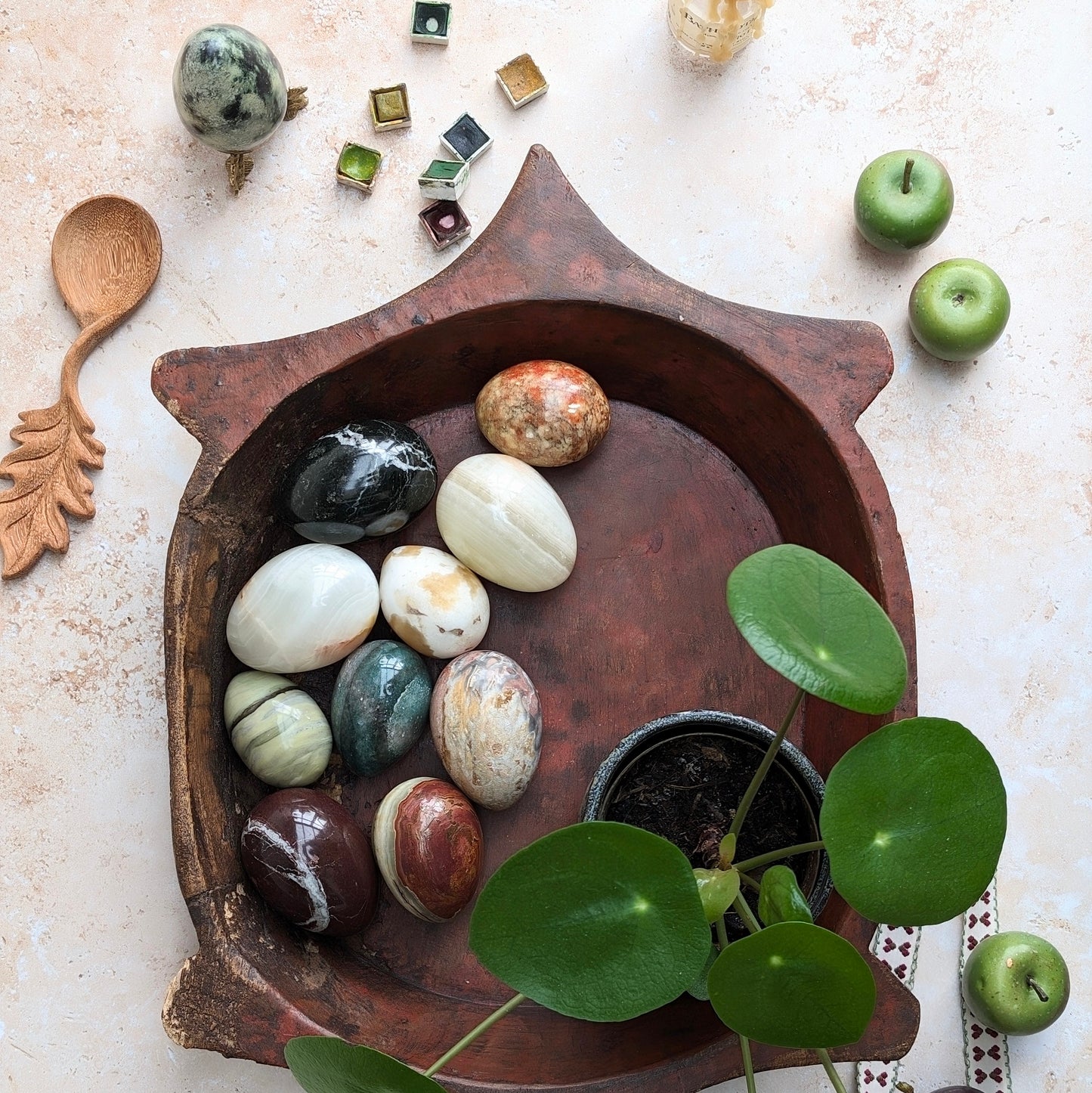 Onyx and Alabaster Eggs (Various Sizes)