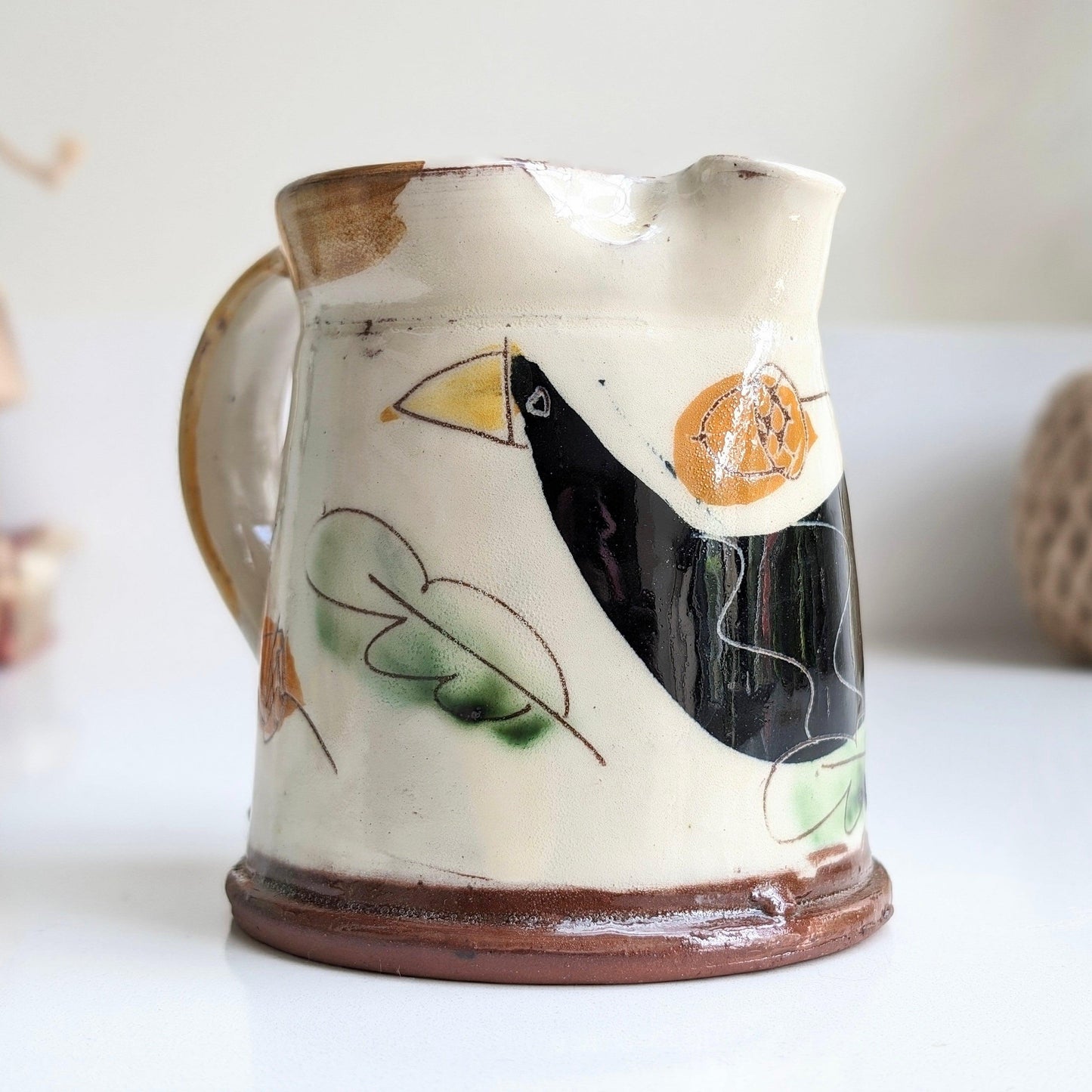 Small Blackbird Milk Jug