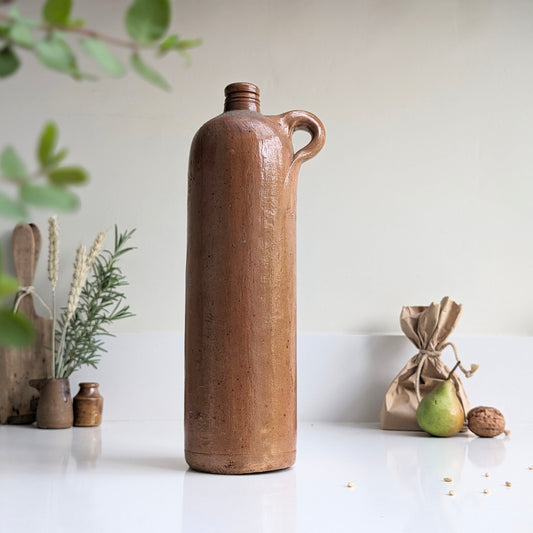 Antique Stoneware Gin Bottle