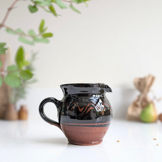 Harry Juniper Dark Glazed Swirl Jug