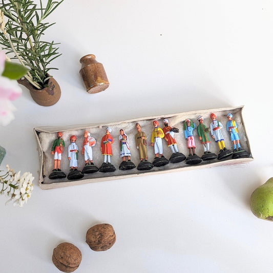 Vibrant Indian Clay Figures