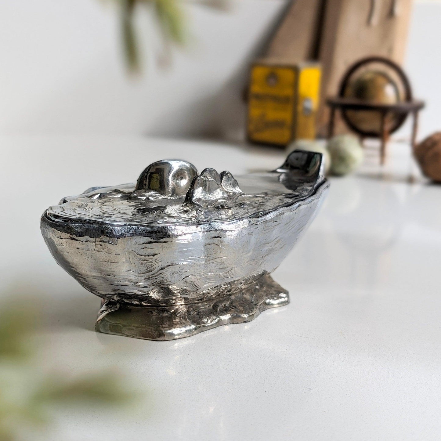 M. Gouaille Silver Plated Oyster Shell Dish