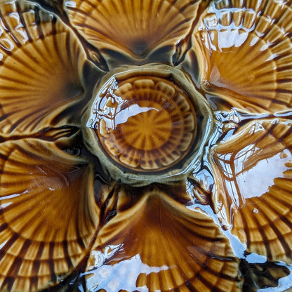 French Sarreguemines Oyster Plates (Mixed Sets)