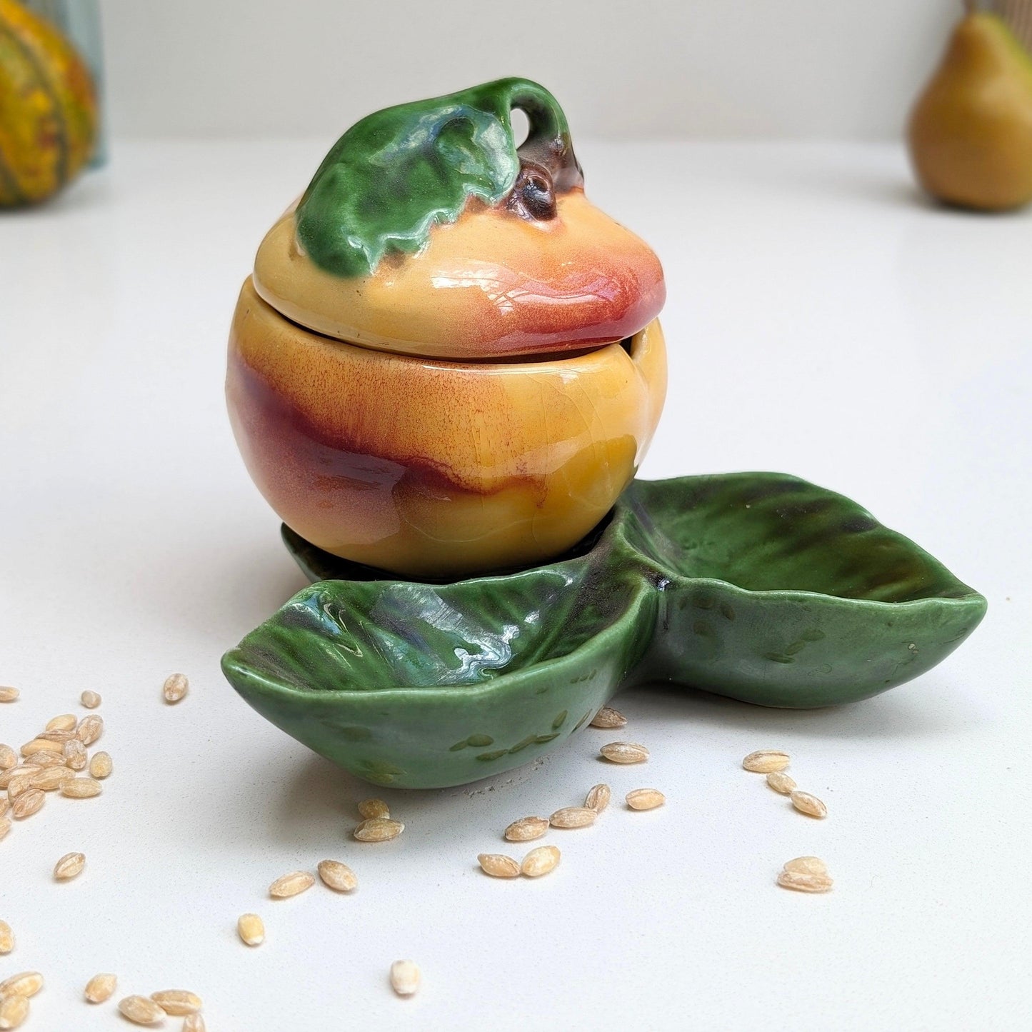 Peach Preserve Pot