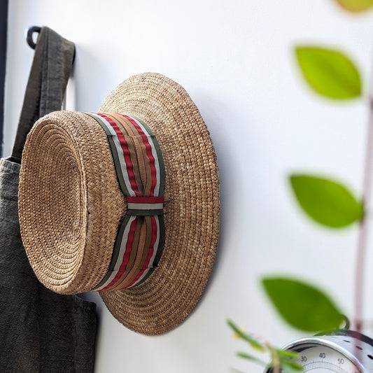 Straw Boater Hat