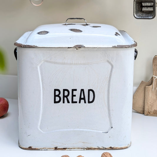 Extra Large Enamel Bread Bin