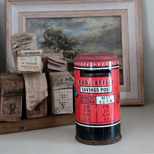 Post Box Queen Elizabeth Silver Jubilee Money Saving Tin