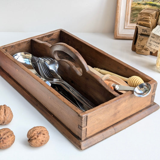 Wooden Cutlery Tray