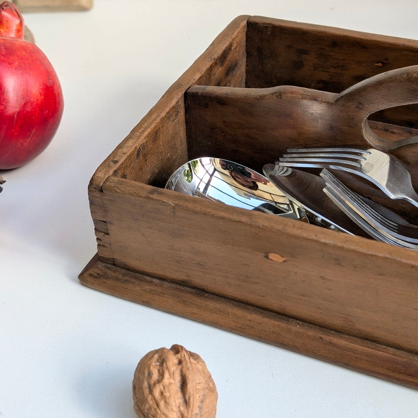 Wooden Cutlery Tray