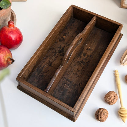 Wooden Cutlery Tray