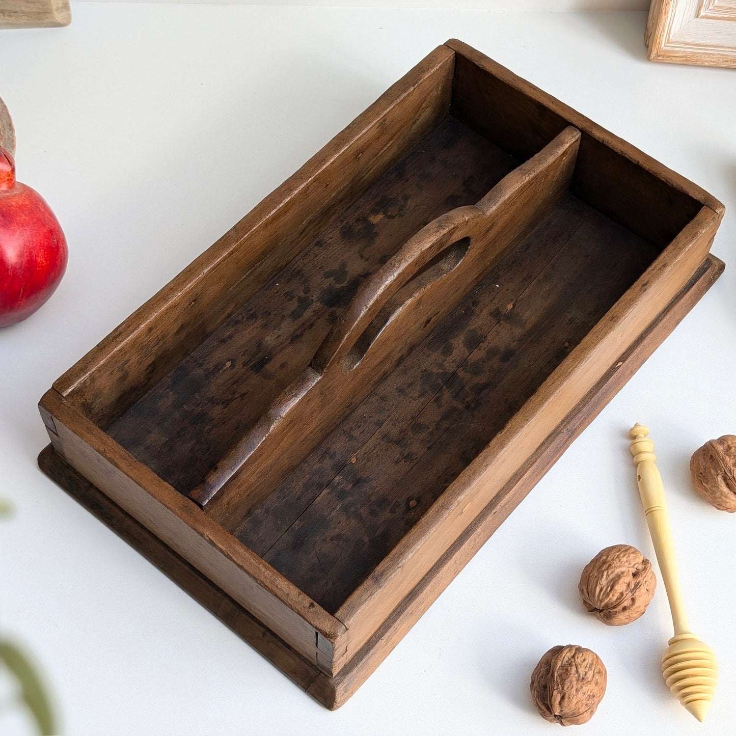 Wooden Cutlery Tray