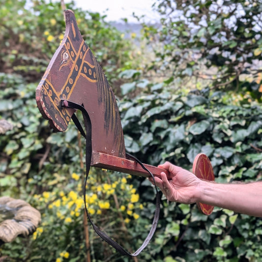 Vintage Hand Painted Hobby Horse