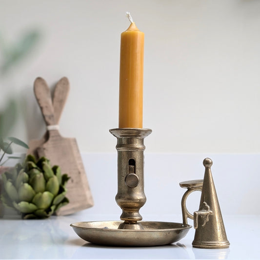 Brass Chamberstick with Snuffer