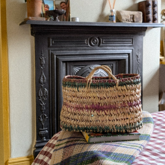 Vintage Straw Bag/Basket