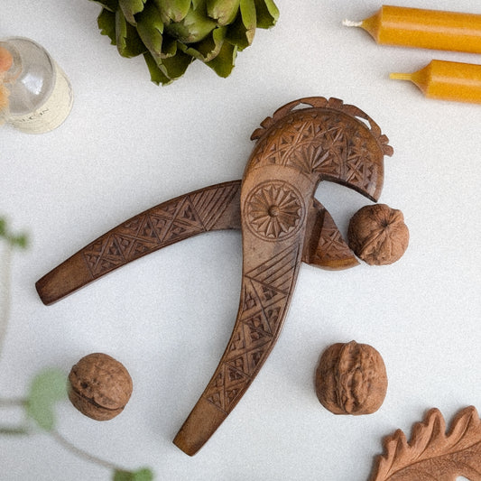 Scandinavian Wooden Carved Nutcracker