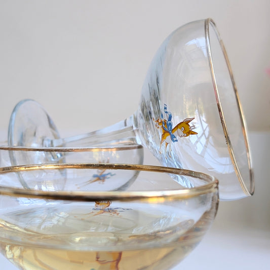 Babycham Glasses Rare 1960s Style (4)