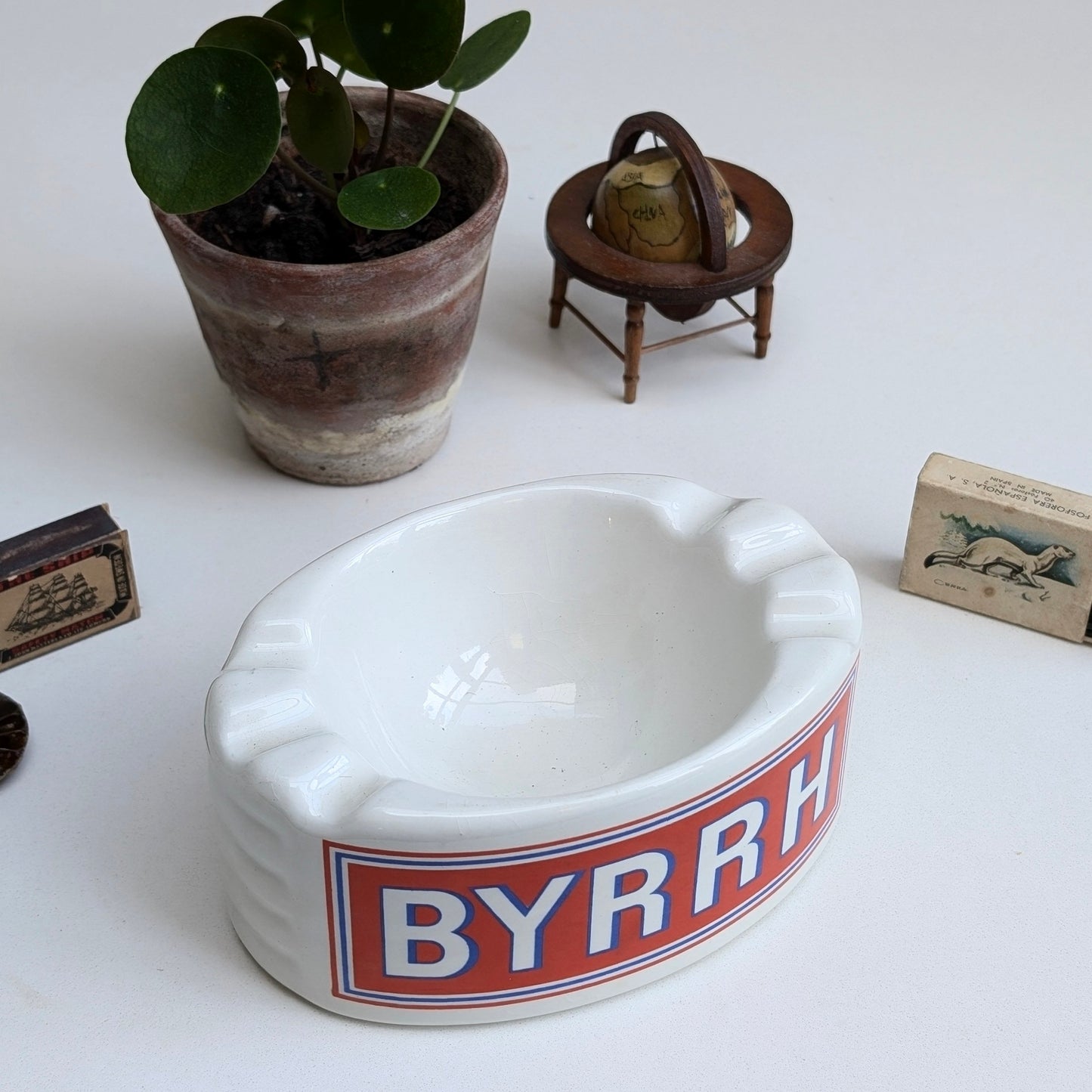 Mid-century Byrrh French Advertising Ashtray