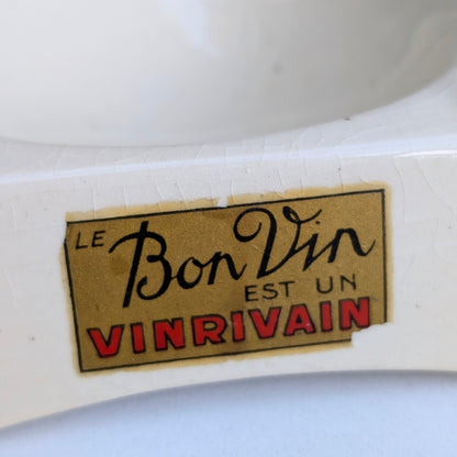 Antique Badonviller 'Demi-Porcelaine' French Ashtray