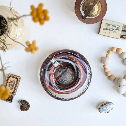 Mdina Art Glass Tealight Holder - Round