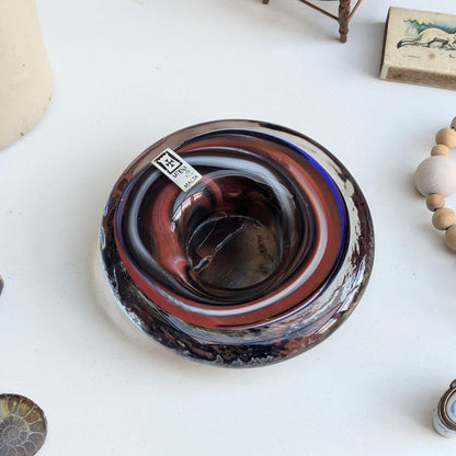 Mdina Art Glass Tealight Holder - Round