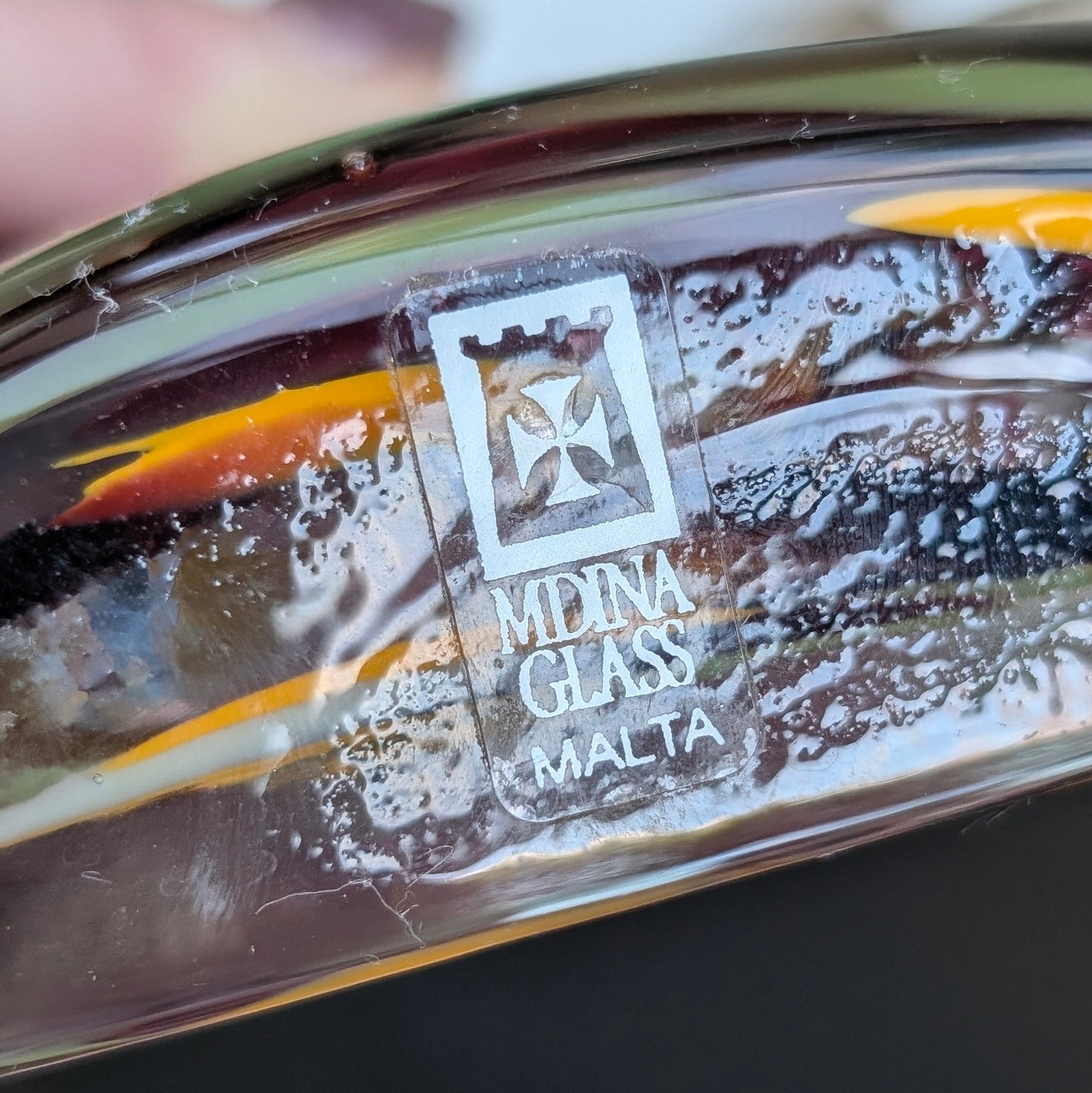 Mdina Art Glass Tealight Holder - Round