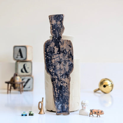 Folk Art Wooden Soldier Decoration