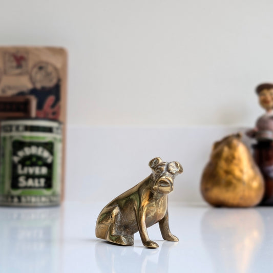 Brass Dog - Boxer/Bulldog